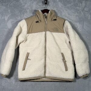 The North Face Tan and Cream Vest